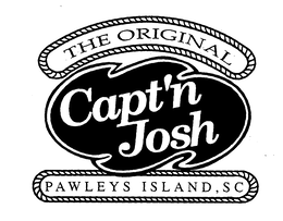 THE ORIGINAL CAPT'N JOSH PAWLEYS ISLAND, SC trademark