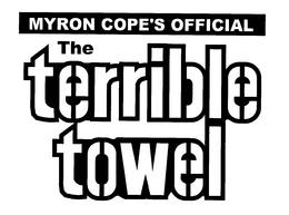 MYRON COPE'S OFFICIAL THE TERRIBLE TOWEL trademark