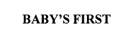 BABY'S FIRST trademark