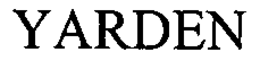 YARDEN trademark