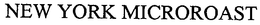 NEW YORK MICROROAST trademark