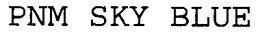 PNM SKY BLUE trademark