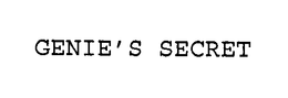 GENIE'S SECRET trademark
