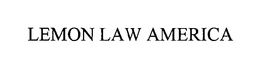 LEMON LAW AMERICA trademark