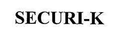 SECURI-K trademark