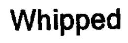 WHIPPED trademark