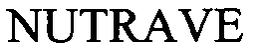 NUTRAVE trademark