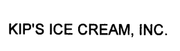KIP'S ICE CREAM, INC. trademark