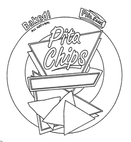 PITA CHIPS BAKED! ALL NATURAL PITA SNAX trademark