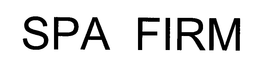 SPA FIRM trademark