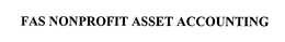 FAS NONPROFIT ASSET ACCOUNTING trademark