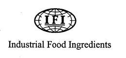 IFI INDUSTRIAL FOOD INGREDIENTS trademark