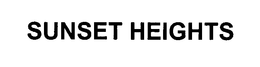 SUNSET HEIGHTS trademark