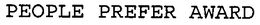 PEOPLE PREFER AWARD trademark