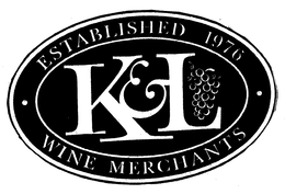K&L WINE MERCHANTS ESTABLISHED 1976 trademark