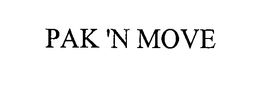 PAK 'N MOVE trademark