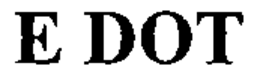 E DOT trademark