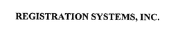 REGISTRATION SYSTEMS, INC. trademark