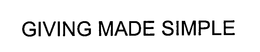 GIVING MADE SIMPLE trademark