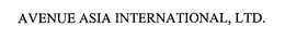 AVENUE ASIA INTERNATIONAL, LTD. trademark