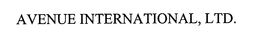 AVENUE INTERNATIONAL, LTD. trademark