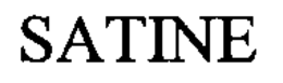SATINE trademark