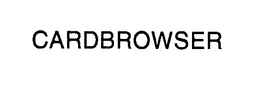 CARDBROWSER trademark