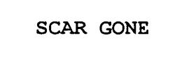 SCAR GONE trademark