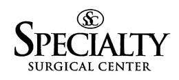 SSC SPECIALTY SURGICAL CENTER trademark