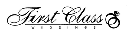 FIRST CLASS WEDDINGS trademark