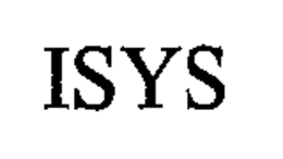 ISYS trademark