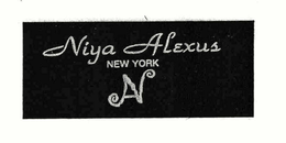 NIYA ALEXUS NEW YORK NA trademark