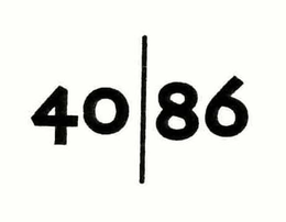 40|86 trademark