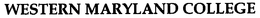 WESTERN MARYLAND COLLEGE trademark