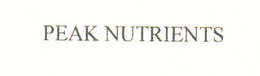 PEAK NUTRIENTS trademark