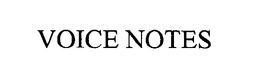 VOICE NOTES trademark