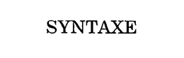 SYNTAXE trademark