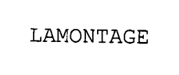 LAMONTAGE trademark