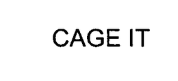 CAGE IT trademark