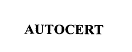 AUTOCERT trademark