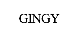 GINGY trademark