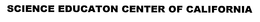 SCIENCE EDUCATON CENTER OF CALIFORNIA trademark