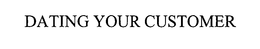 DATING YOUR CUSTOMER trademark