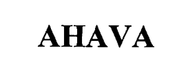 AHAVA trademark