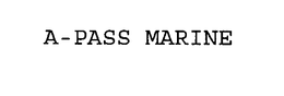 A-PASS MARINE trademark