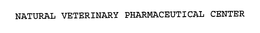 NATURAL VETERINARY PHARMACEUTICAL CENTER trademark