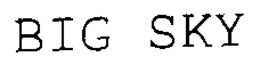 BIG SKY trademark