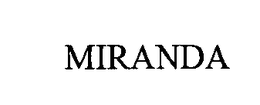 MIRANDA trademark