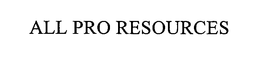 ALL PRO RESOURCES trademark