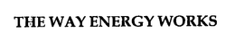 THE WAY ENERGY WORKS trademark
